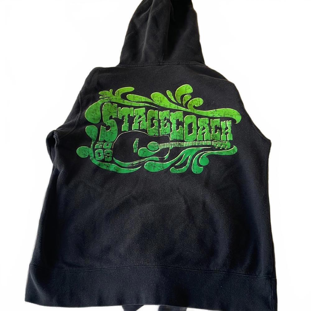Vintage Stagecoach Festival zip up Hoodie